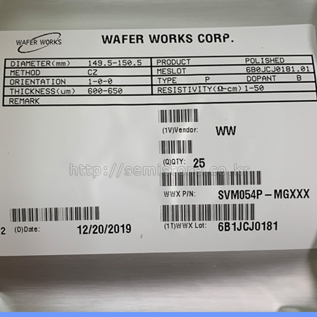 150mm Wafer (JEIDA)